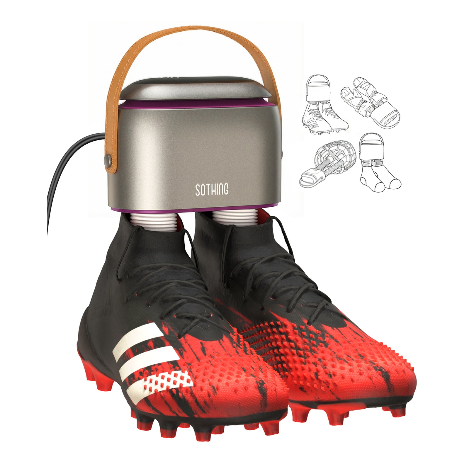 Ultra Rose shown on football boots
