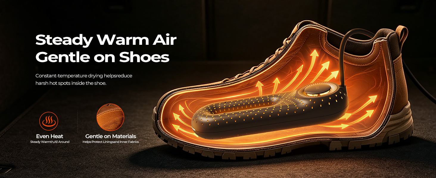 Zero Pro Go warm-air reference artwork inside footwear